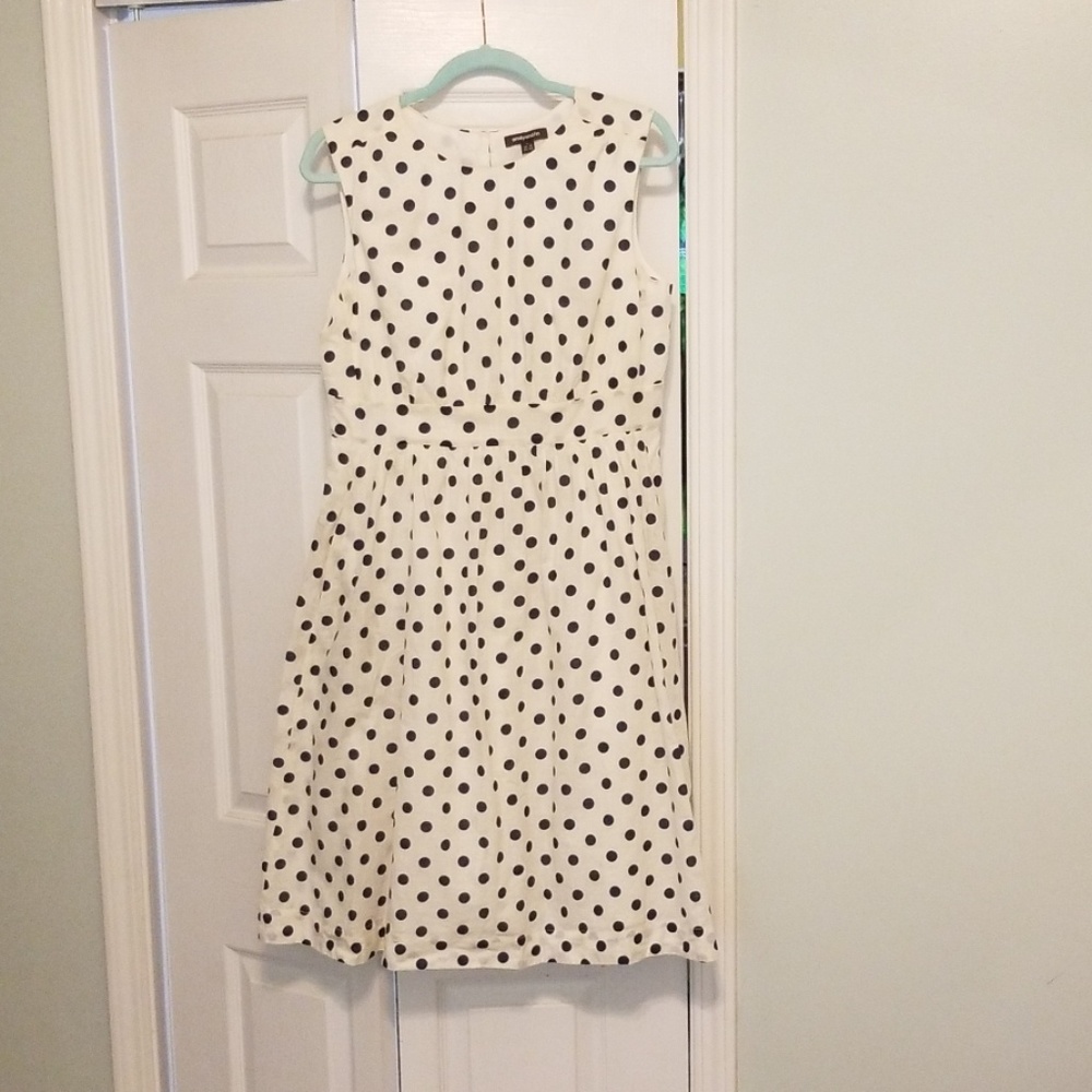 Blue Dotted Mod Dress